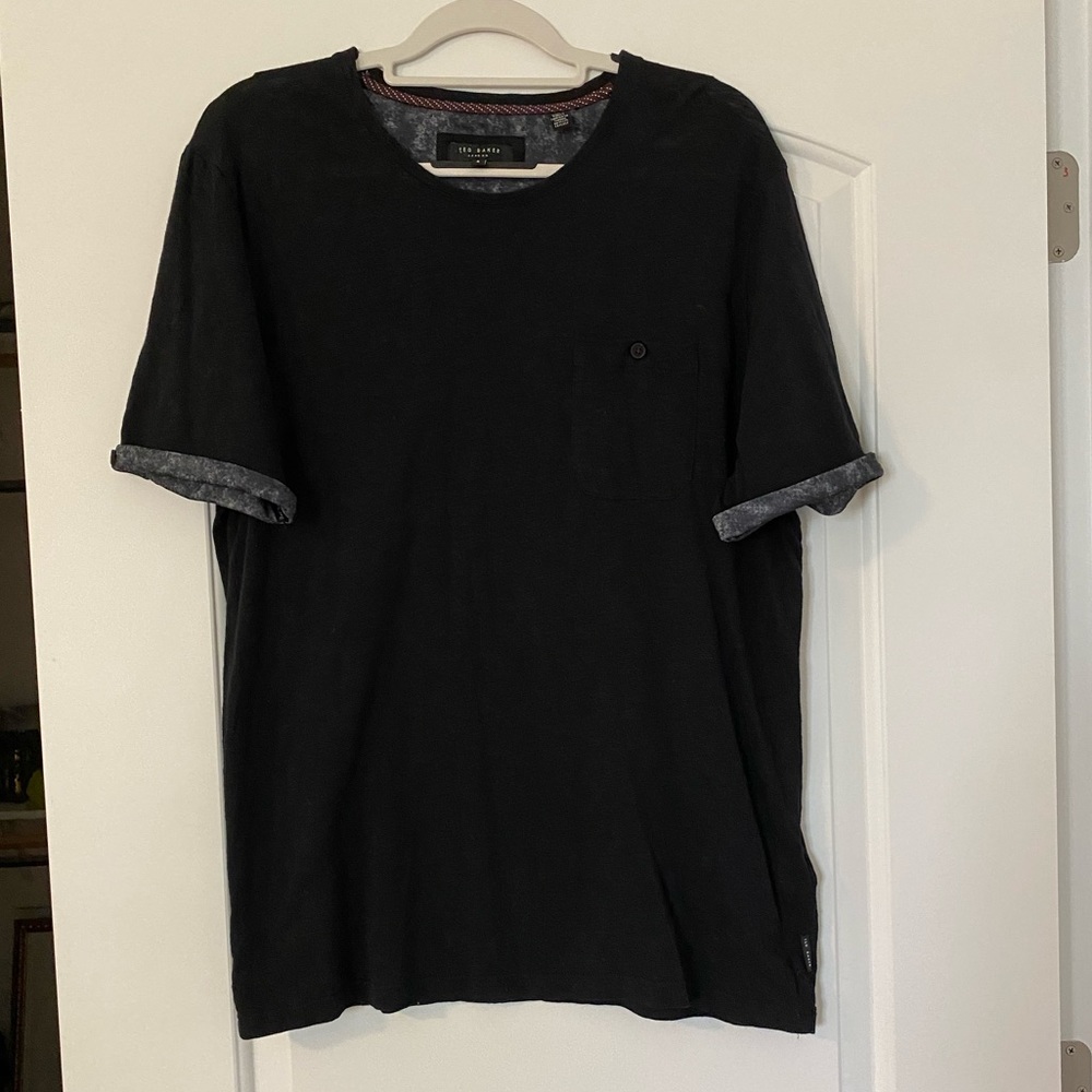 Ted Baker London Mens Cotton Pocket Tee